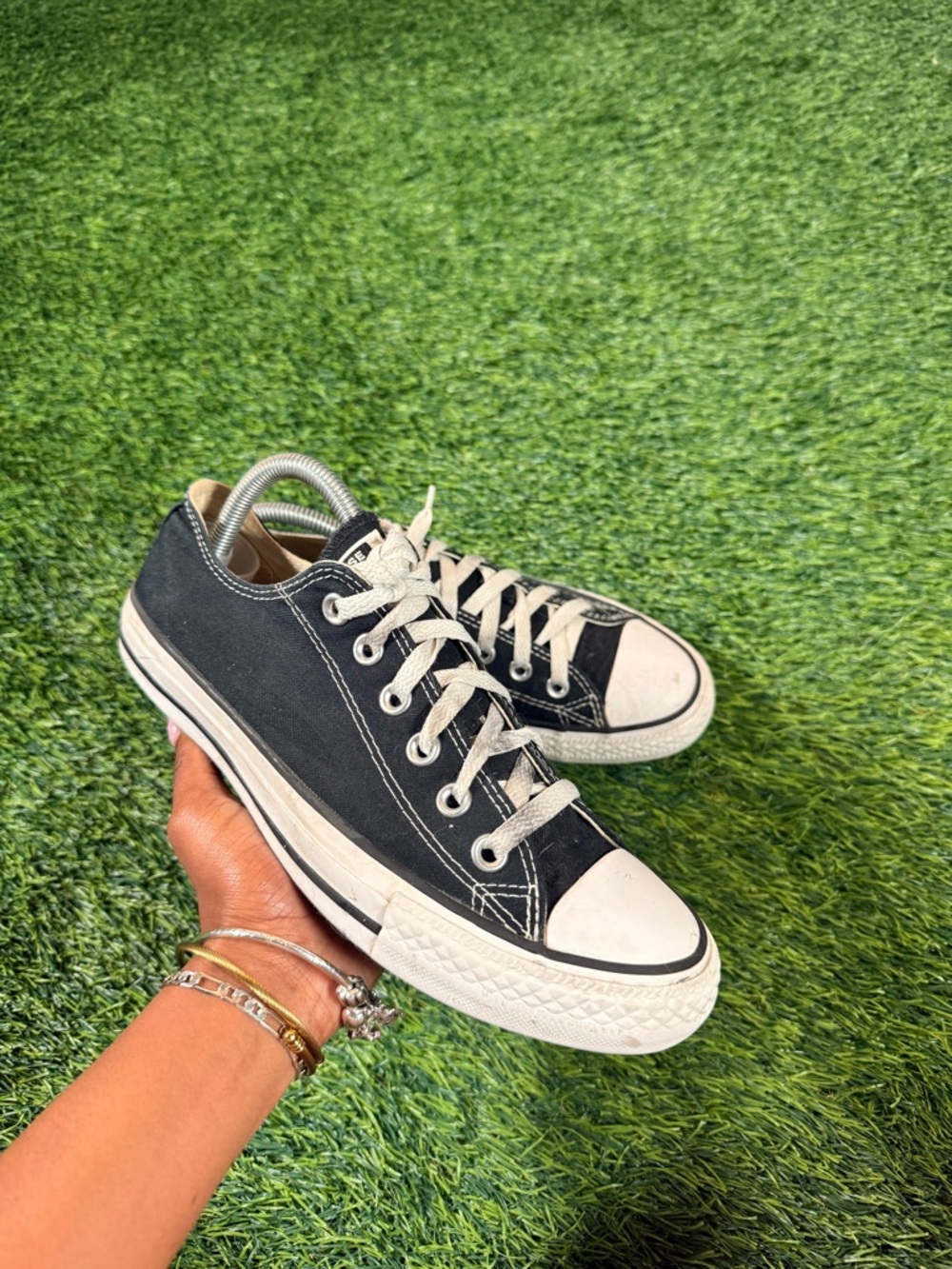 Converse Chuck Taylor All Star Low Top Black Canvas Sneakers Women’s 8.5